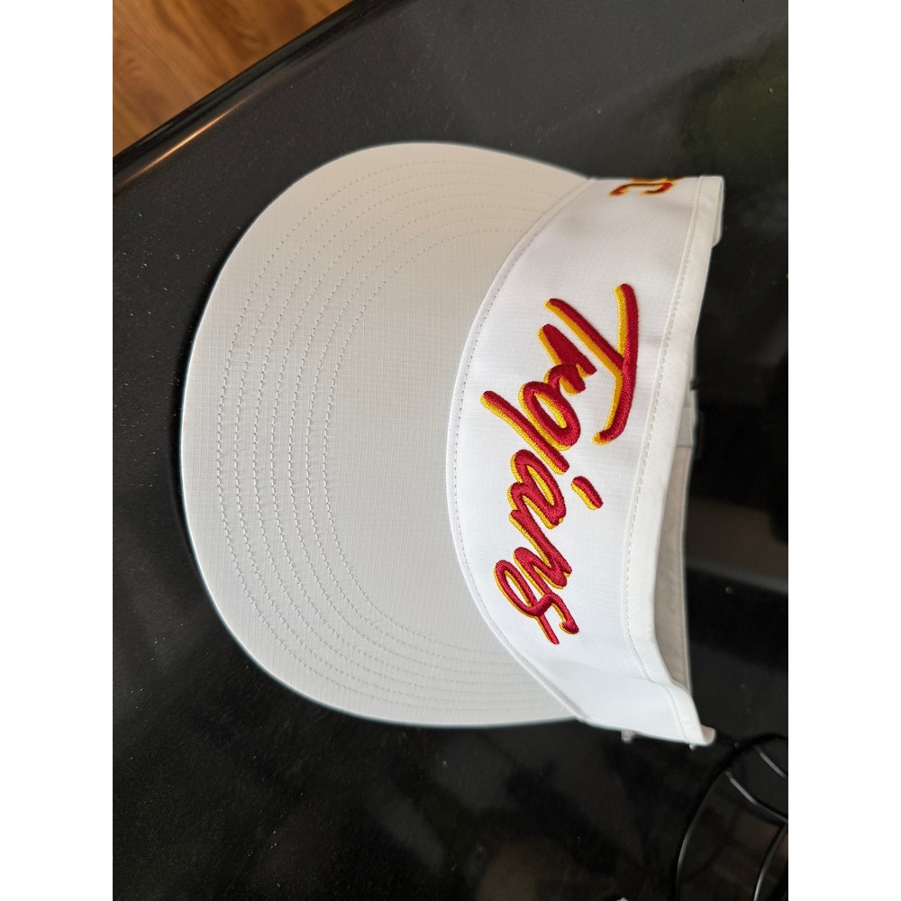 47 Brand USC Trojans White Visor Cap OSFA Adjustable Strap